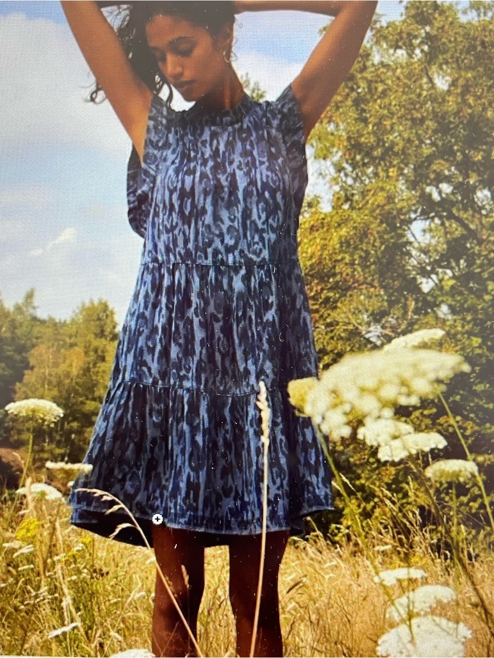 NWOT Anthropologie Jenee Tiered Tunic Dress